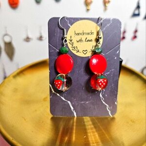 🍓 Strawberry Earrings ✨️